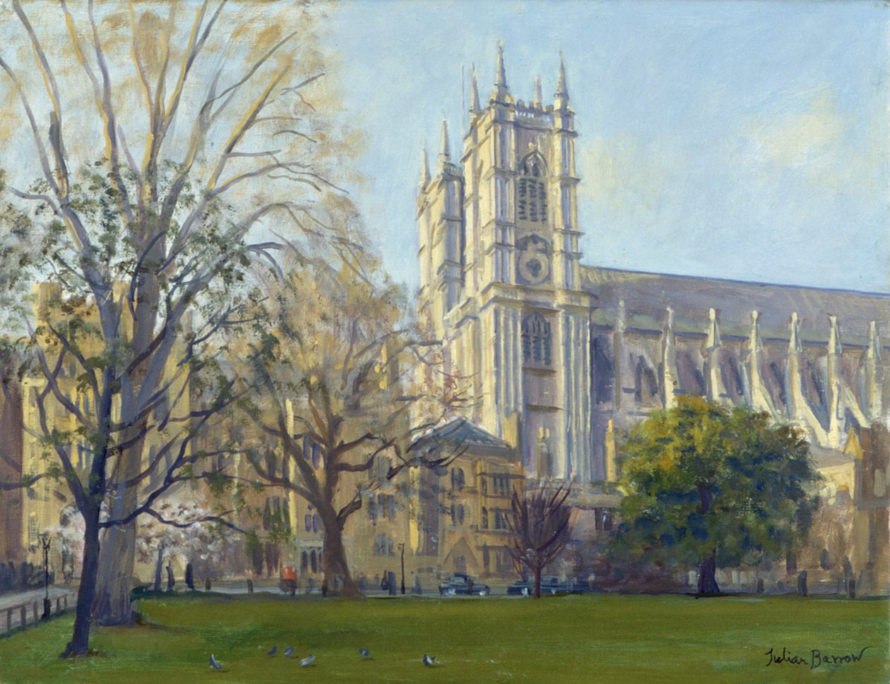 Westminster Abbey fra Deans Yard af Julian Barrow