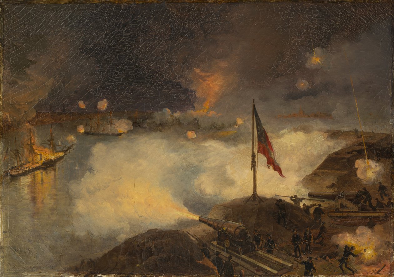 Slaget ved Port Hudson, La., 1863, 1886 af Julian Oliver Davidson