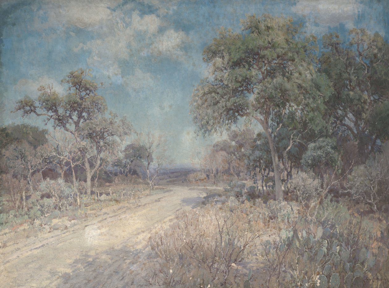 Vejen til bjergene, ca. 1918 (olie på lærred) af Julian Onderdonk