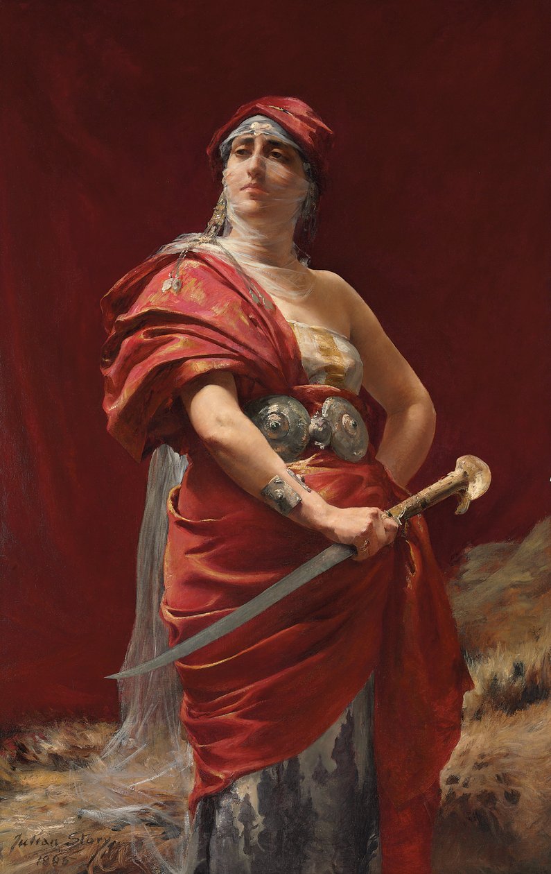 Tragedienne, 1885 af Julian Russell Story