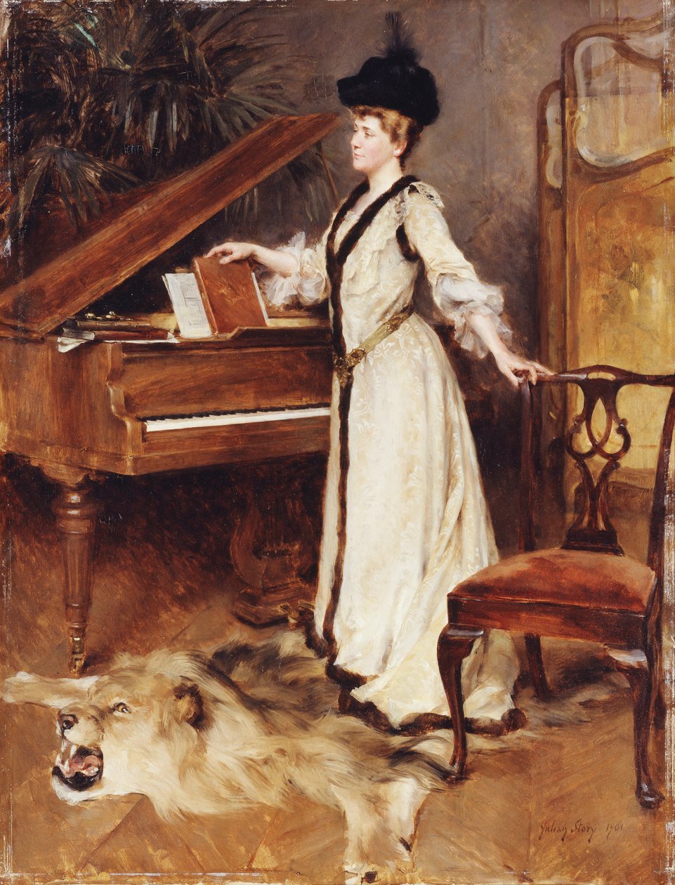 Portræt af fru, 1901 af Julian Russell Story