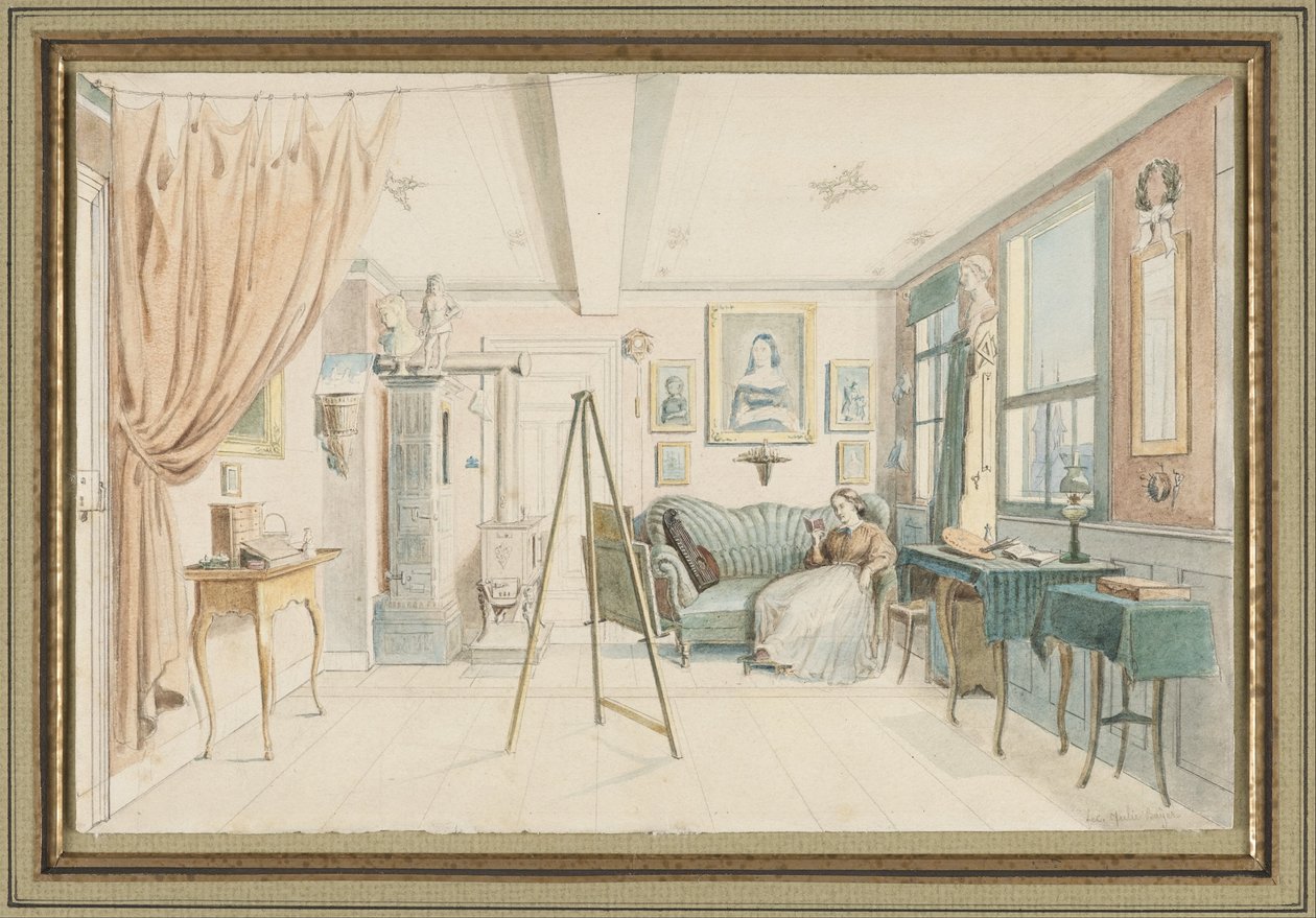Et kunstnerstudie af Julie Bayer