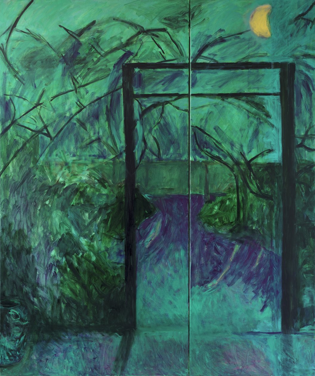 Månebelyst have, 2014, af Julie Held