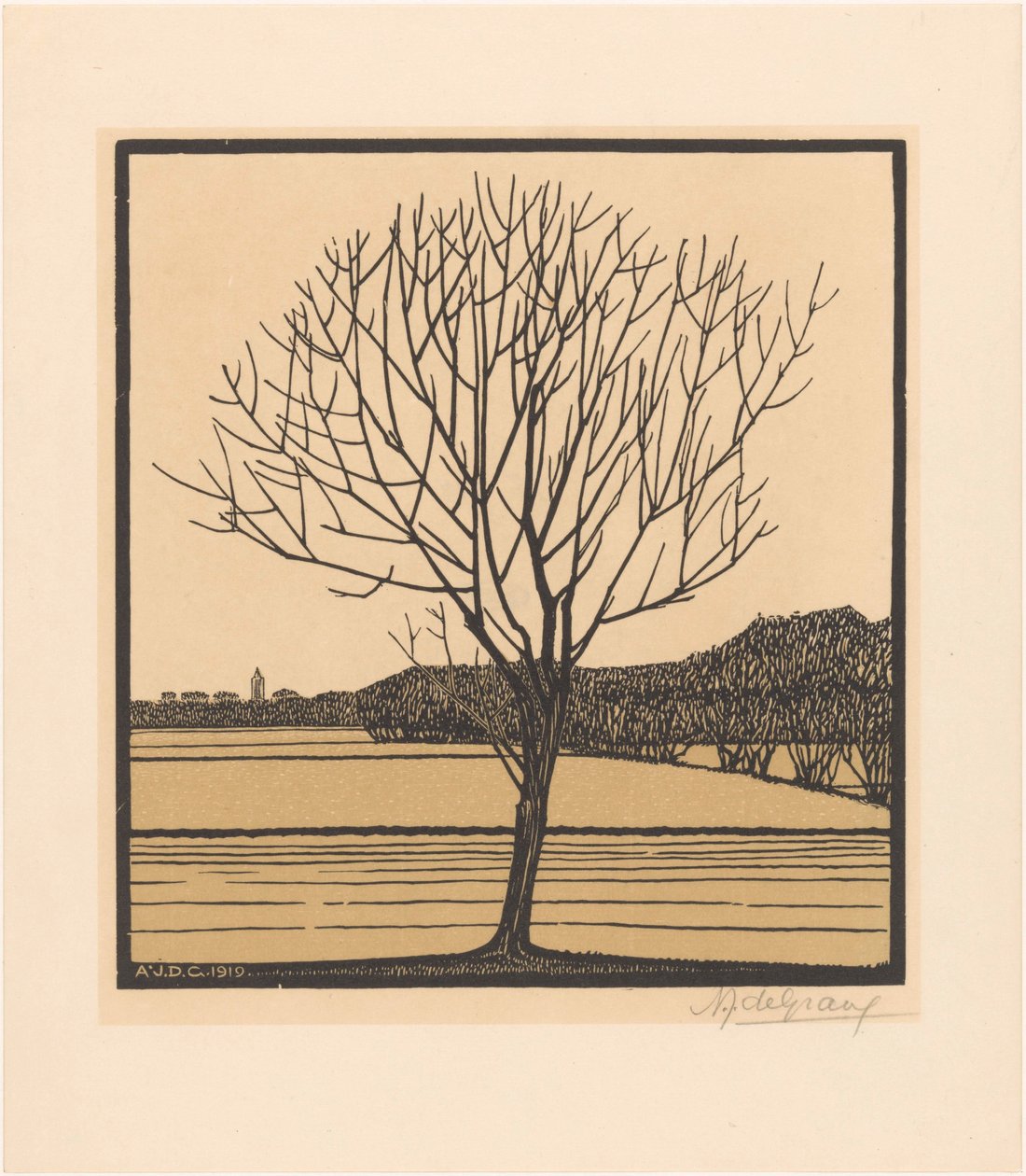 Grønkålsbom af Julie de Graag (signed by artist)