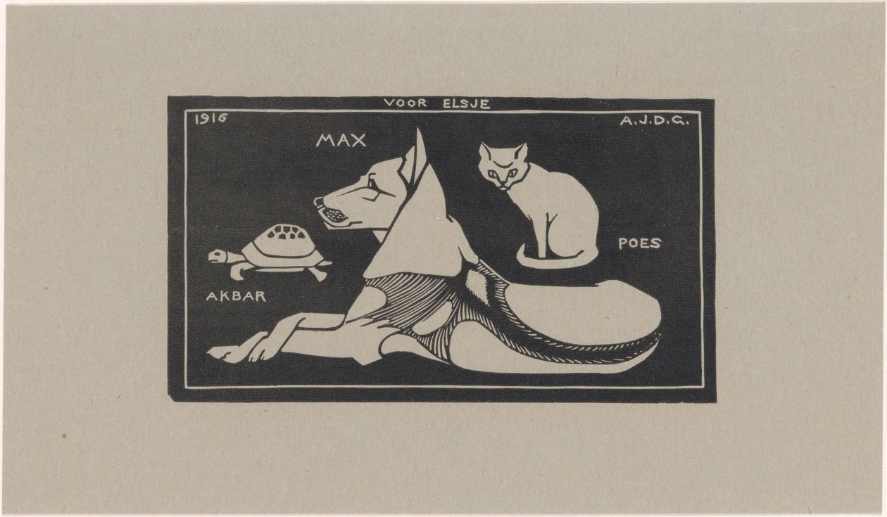 Akbar, Max, Poes (titel på objekt) af Julie de Graag
