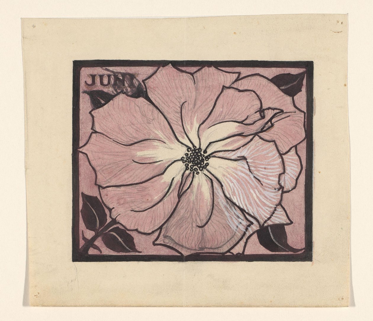 Blomst juni (titel på objekt) af Julie de Graag