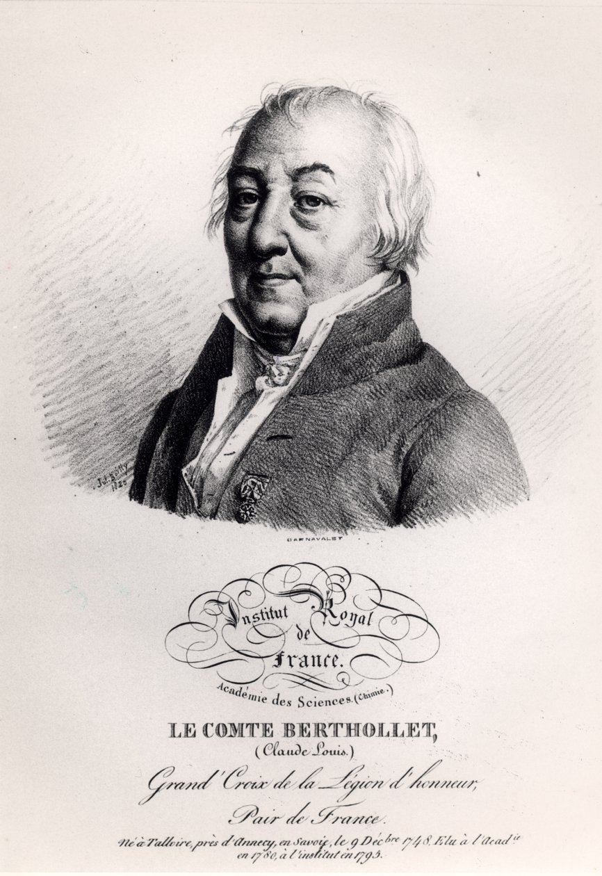 Greve Claude Louis Berthollet (1748-1822) af Julien Leopold Boilly