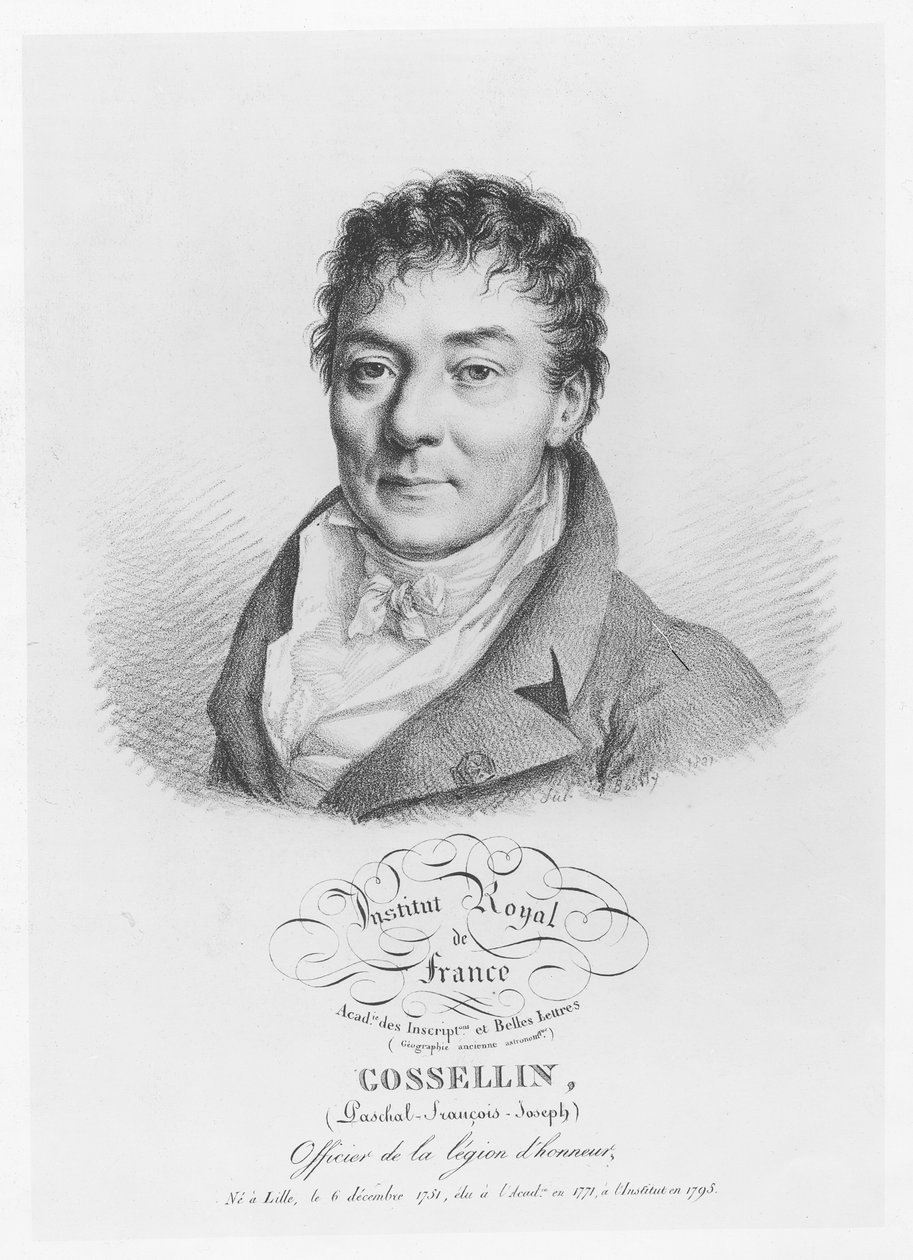 Portræt af Pascal Joseph François Gosselin, 1821 af Julien Leopold Boilly