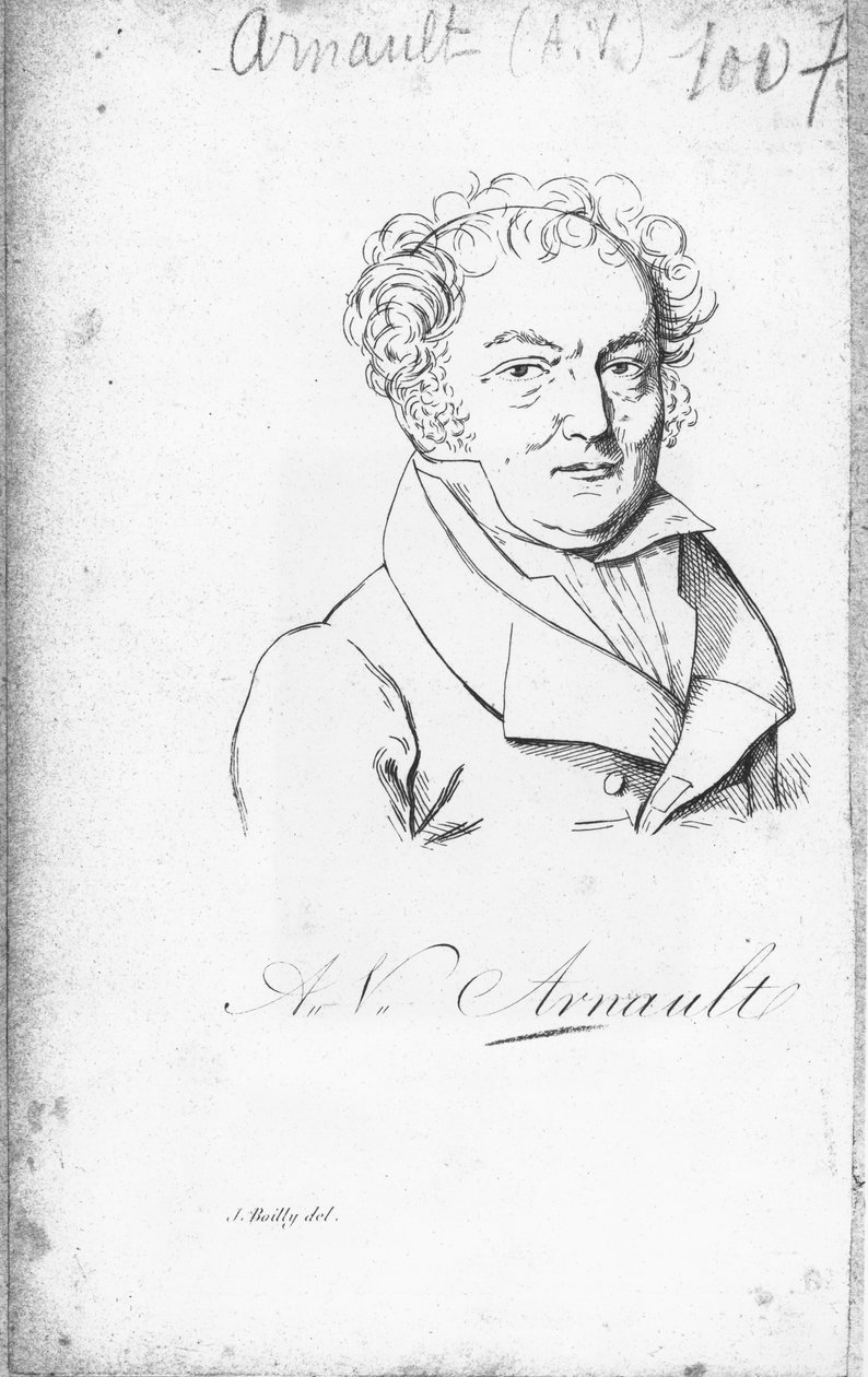 Vincent Antoine Arnault af Julien Leopold Boilly