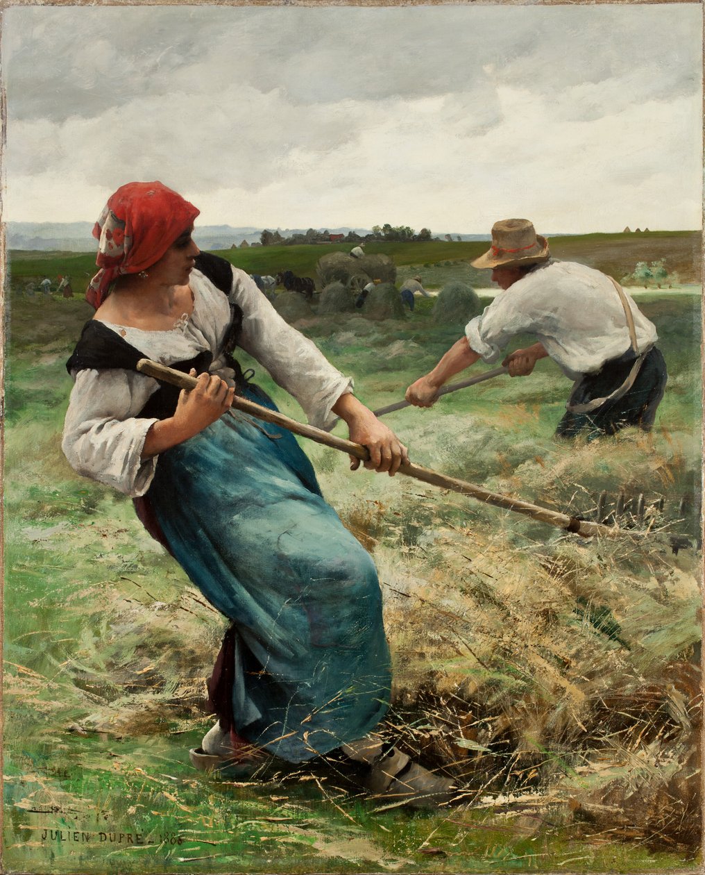 Hømagerne, 1888 af Julien Dupre