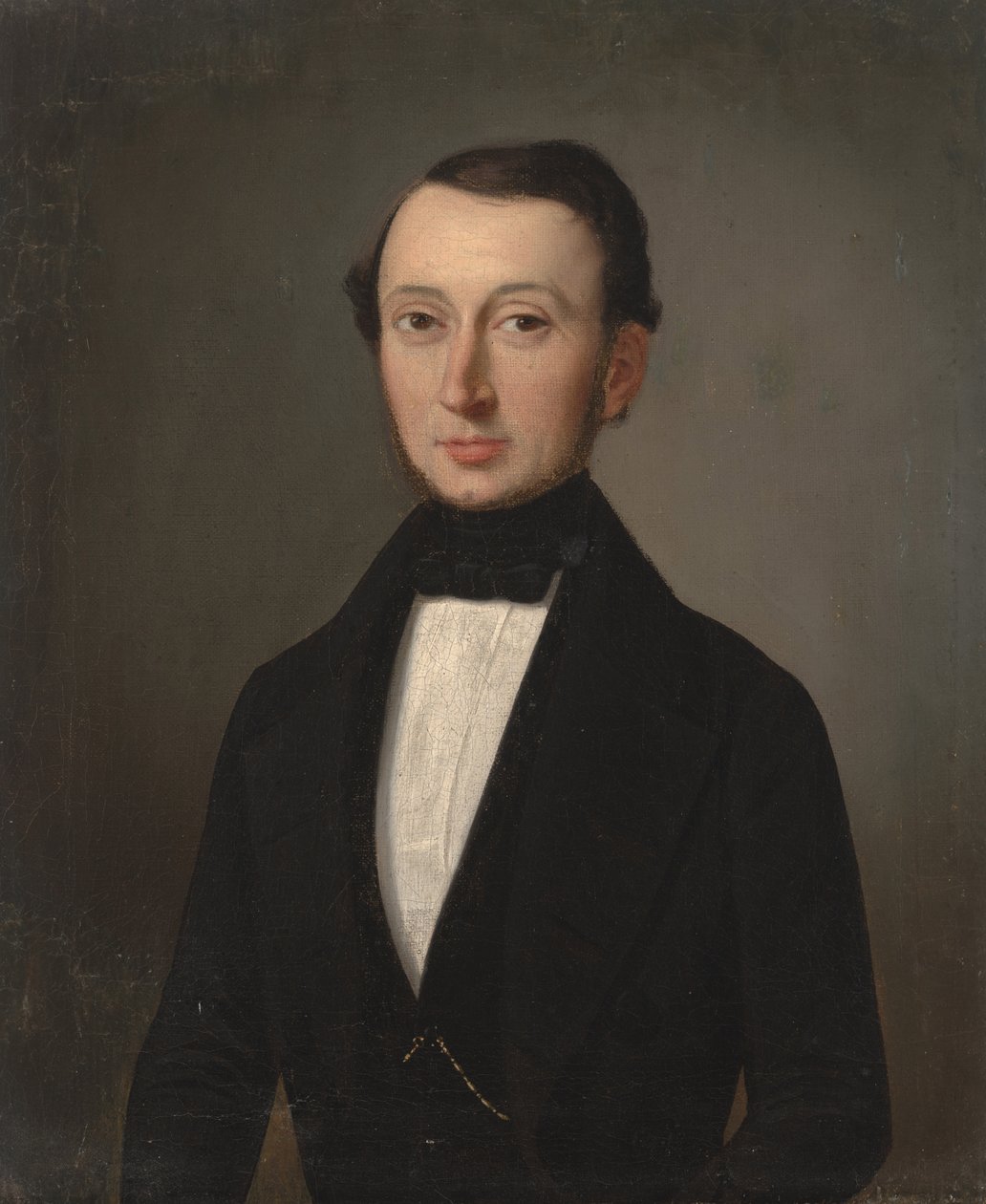 Portræt af en kreolsk gentleman, ca. 1835-37 (olie på lærred) af Julien Hudson