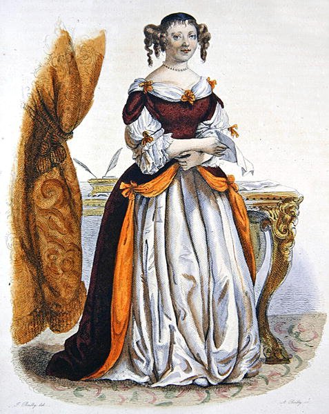 Portræt af Madame de Sevigne af Julien Leopold (after) Boilly