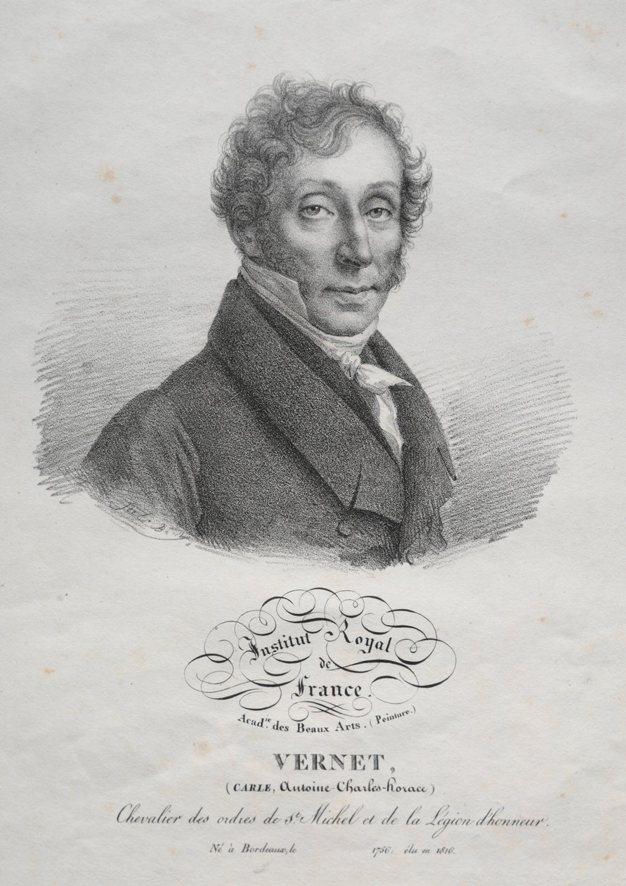 Carl Vernet af Julien Leopold Boilly