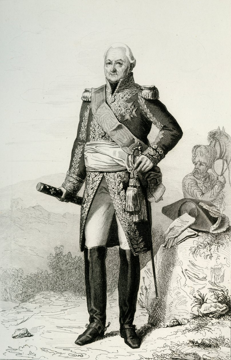 Charles du Houx de Vioménil, 1804, 1839. af Julien Leopold Boilly