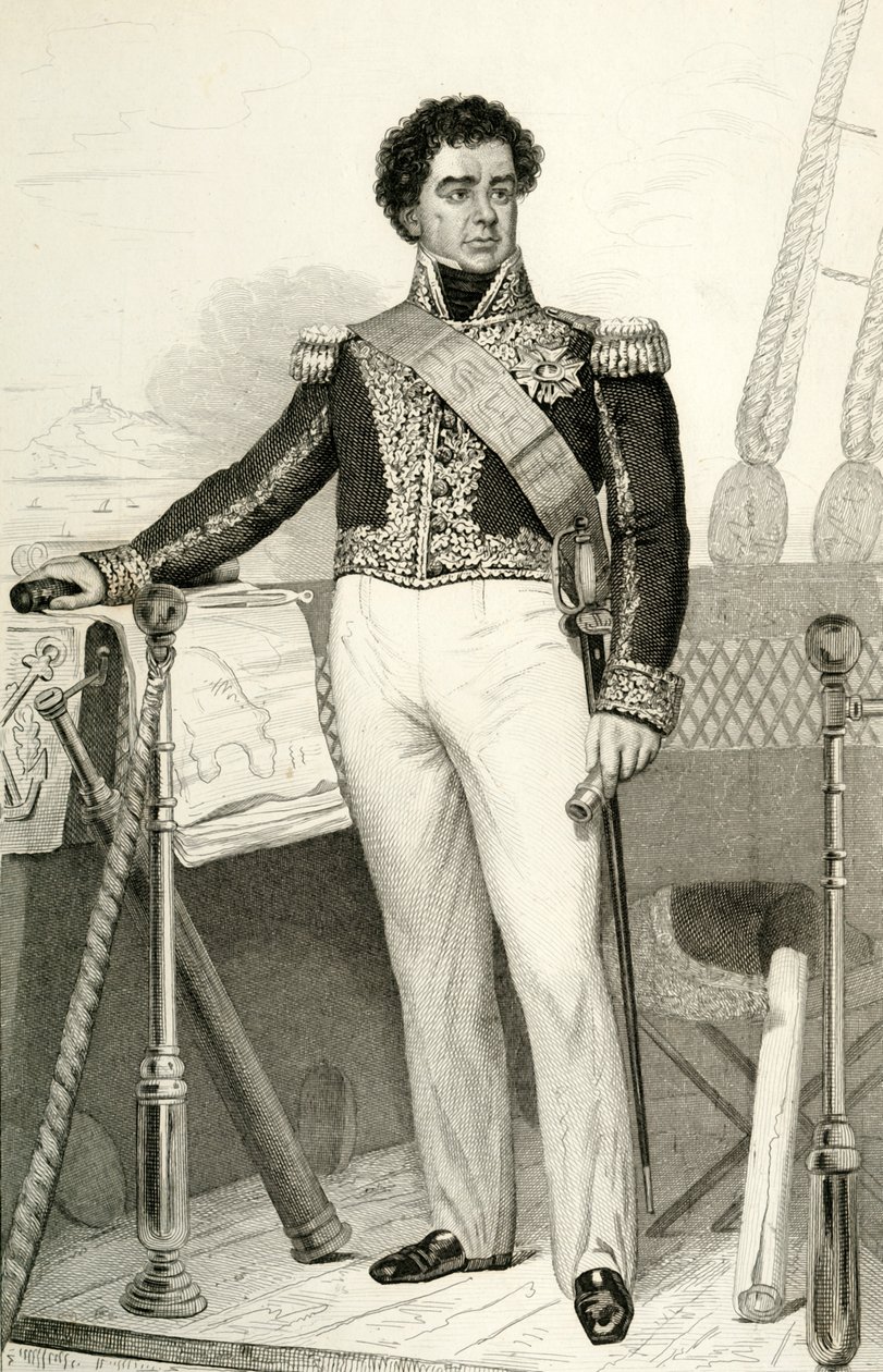 Guy-Victor Duperré, 1804, 1839. af Julien Leopold Boilly