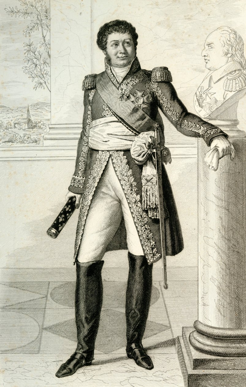 Henri Jacques-Guillaume Clarke, 1804, 1839. af Julien Leopold Boilly