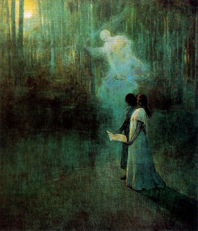 Kærlighedens sang af Julio Romero de Torres