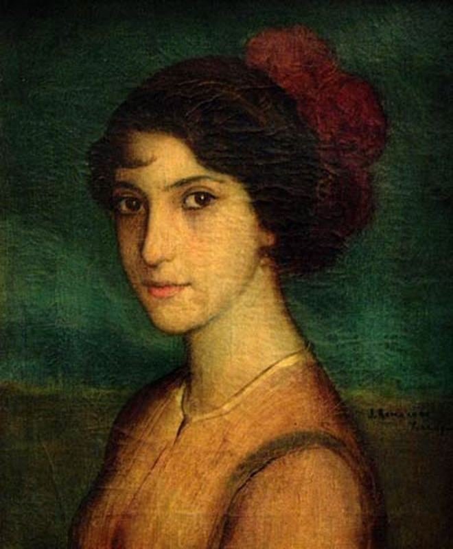 Argentinita af Julio Romero de Torres