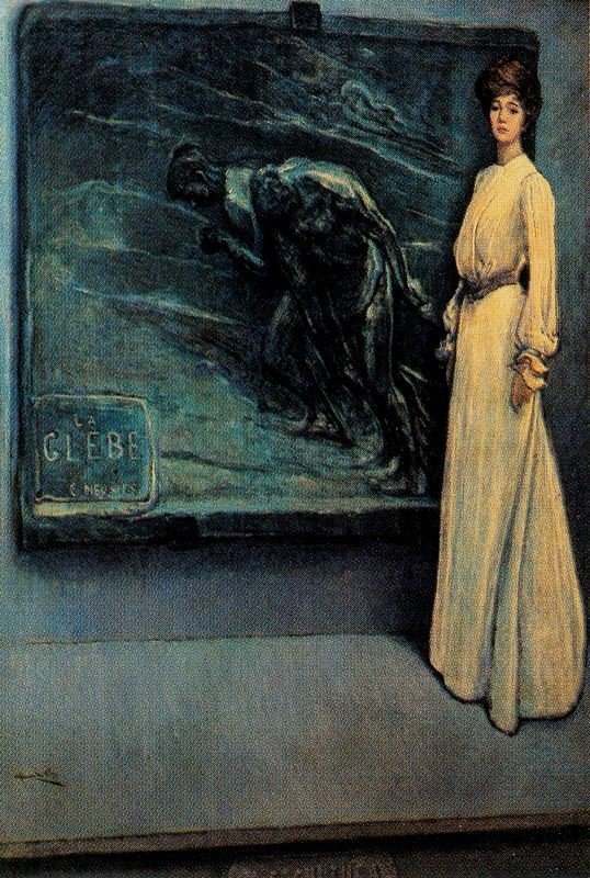 Skulpturen af Julio Romero de Torres