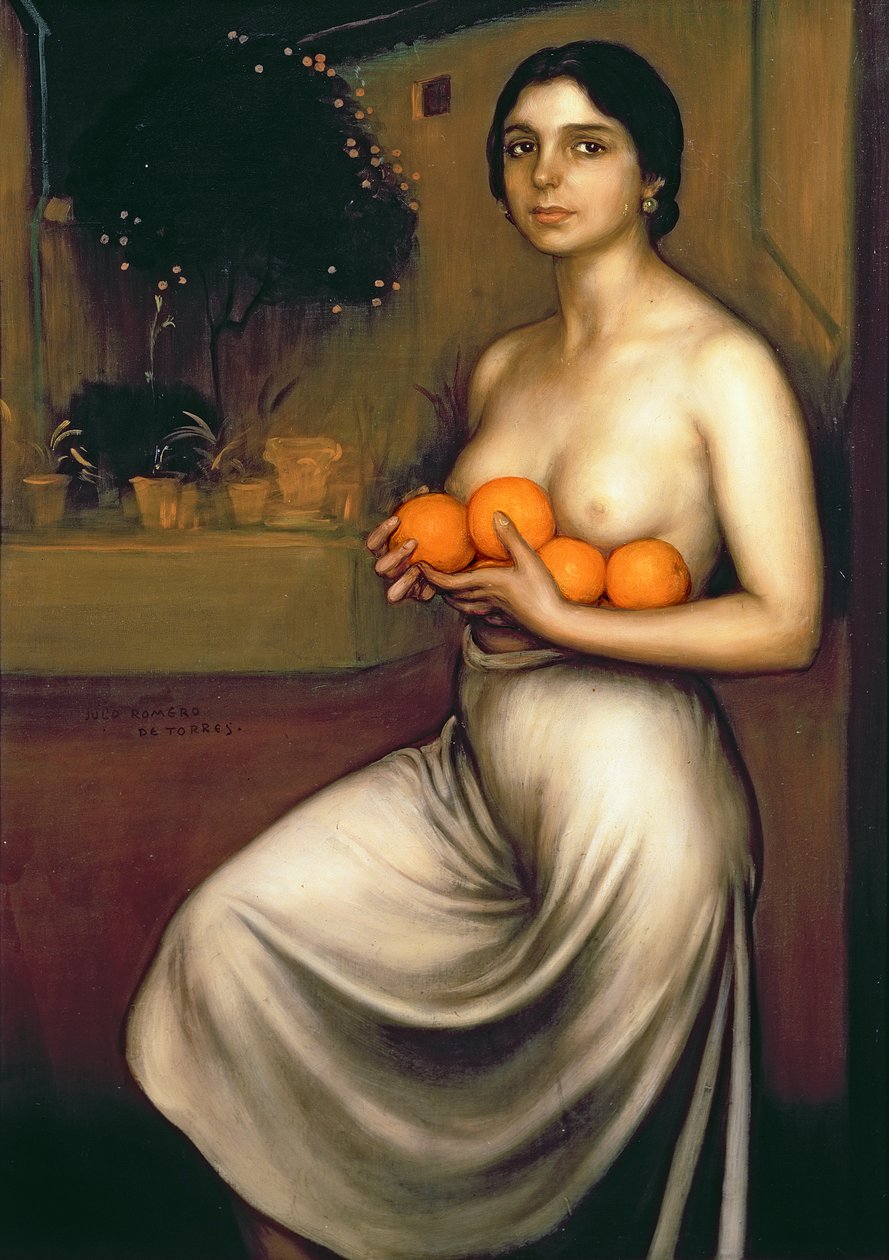 Appelsiner og citroner af Julio Romero de Torres
