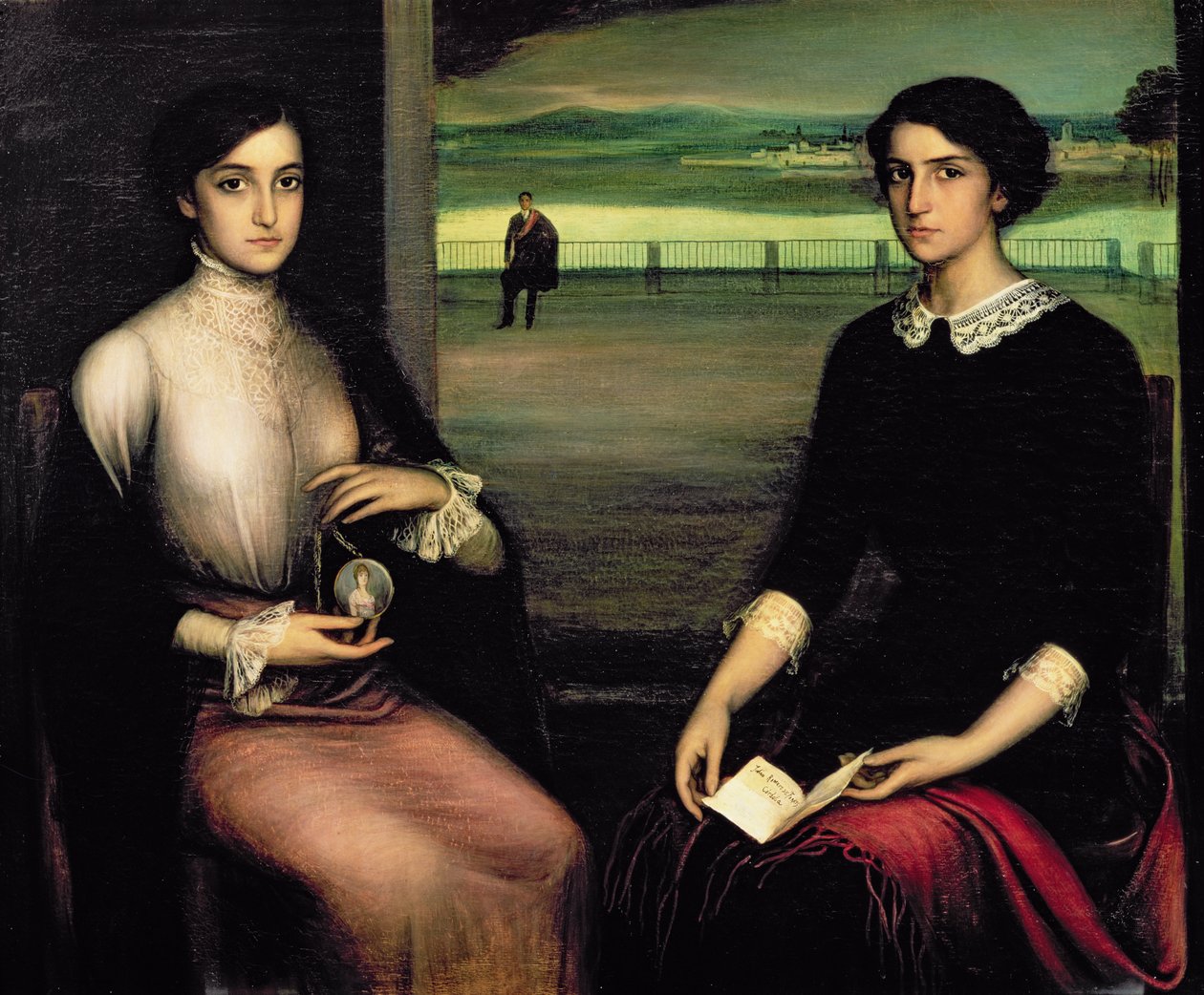 Portræt af Angeles og Fuensanta af Julio Romero de Torres