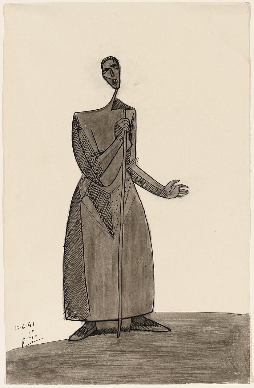 Bonde med en stav, 1941 af Julio Gonzalez