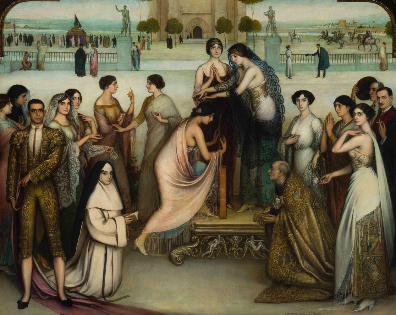 Indvielsen af ​​kupletten, 1911-1912. af Julio Romero de Torres