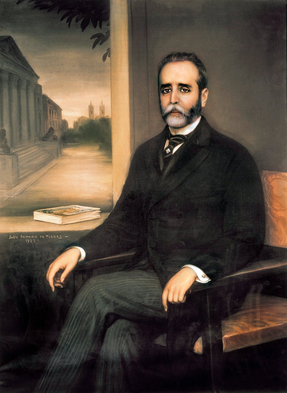 Portræt af Jose Sanchez Guerra (1859-1935), spansk politiker, advokat og journalist af Julio Romero de Torres