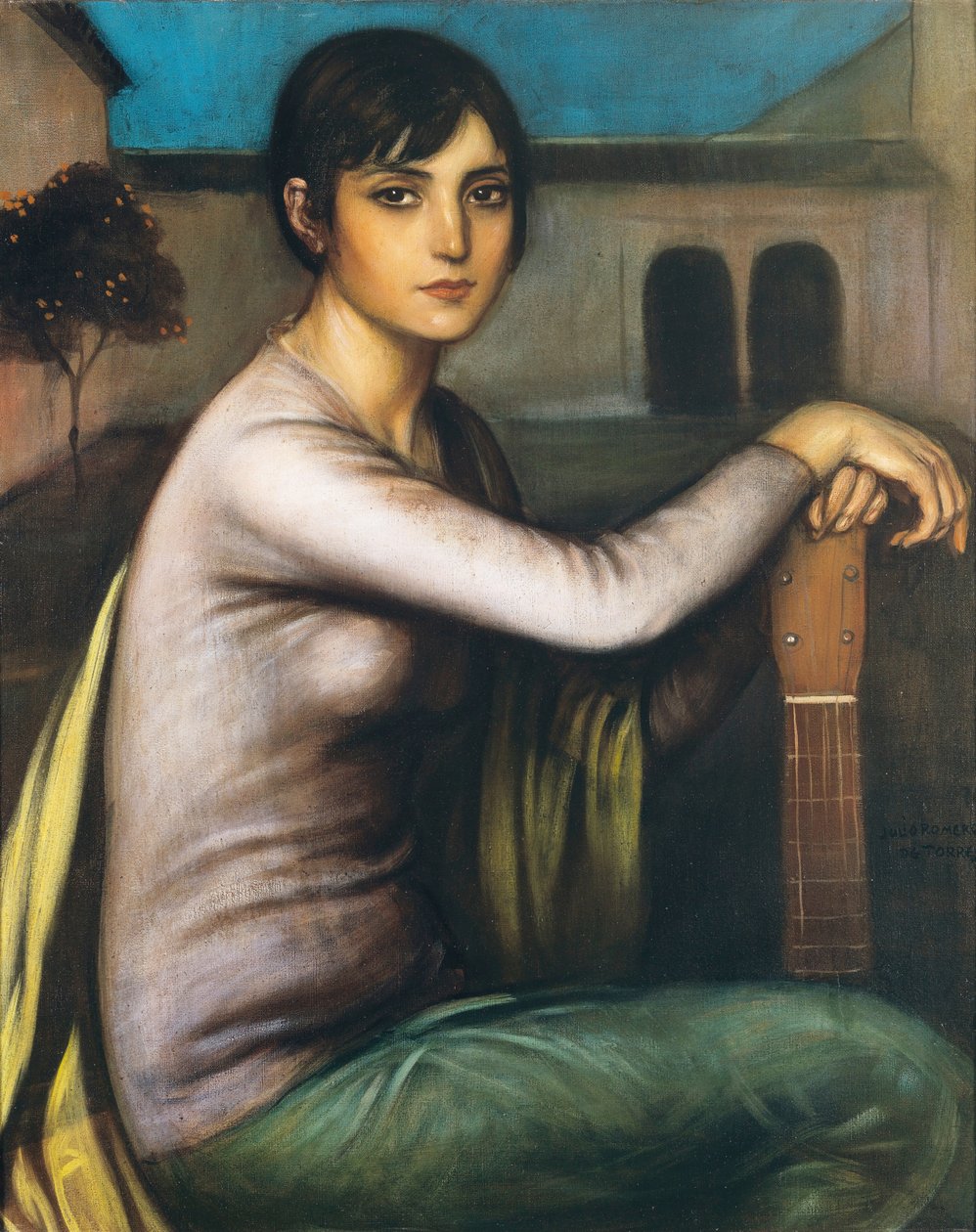 Andalusisk tristhed melankoli, ca 1925-1928. af Julio Romero de Torres