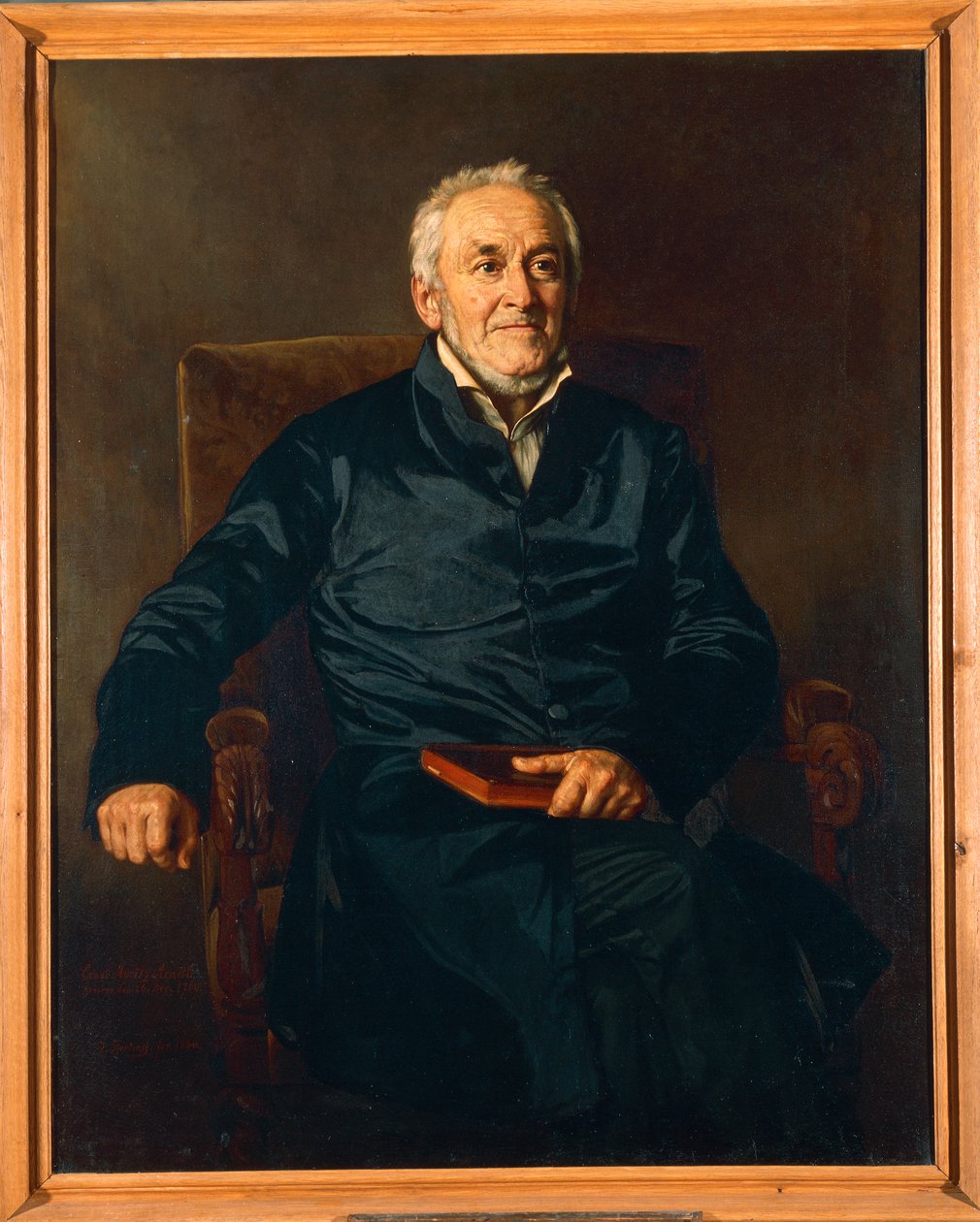 Ernst Moritz Arndt (olie på lærred) af Julis Amatus Roeting