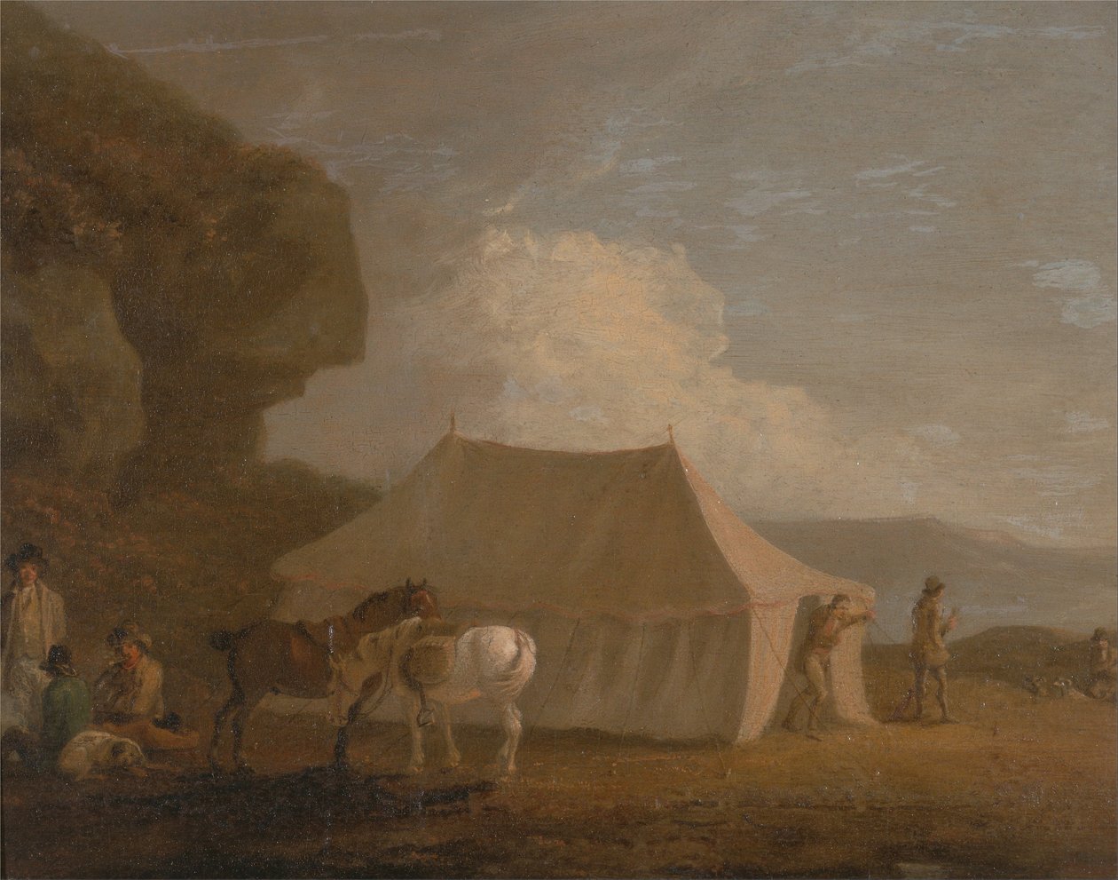 Skyttefesten af Julius Caesar Ibbetson