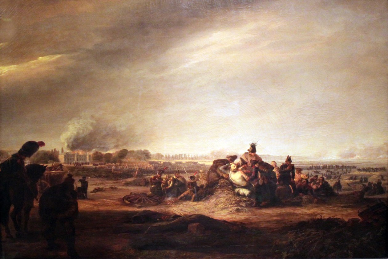 Slaget ved Dresden af Julius Ferdinand Wilhelm Sattler