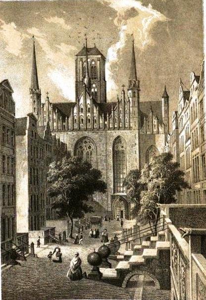 Frauengasse i Gdansk af Julius Greth