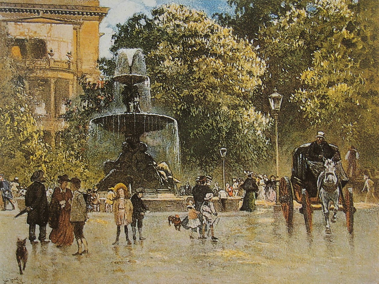 Kemperplatz, gamle Berlin, 1889? af Julius Jacob