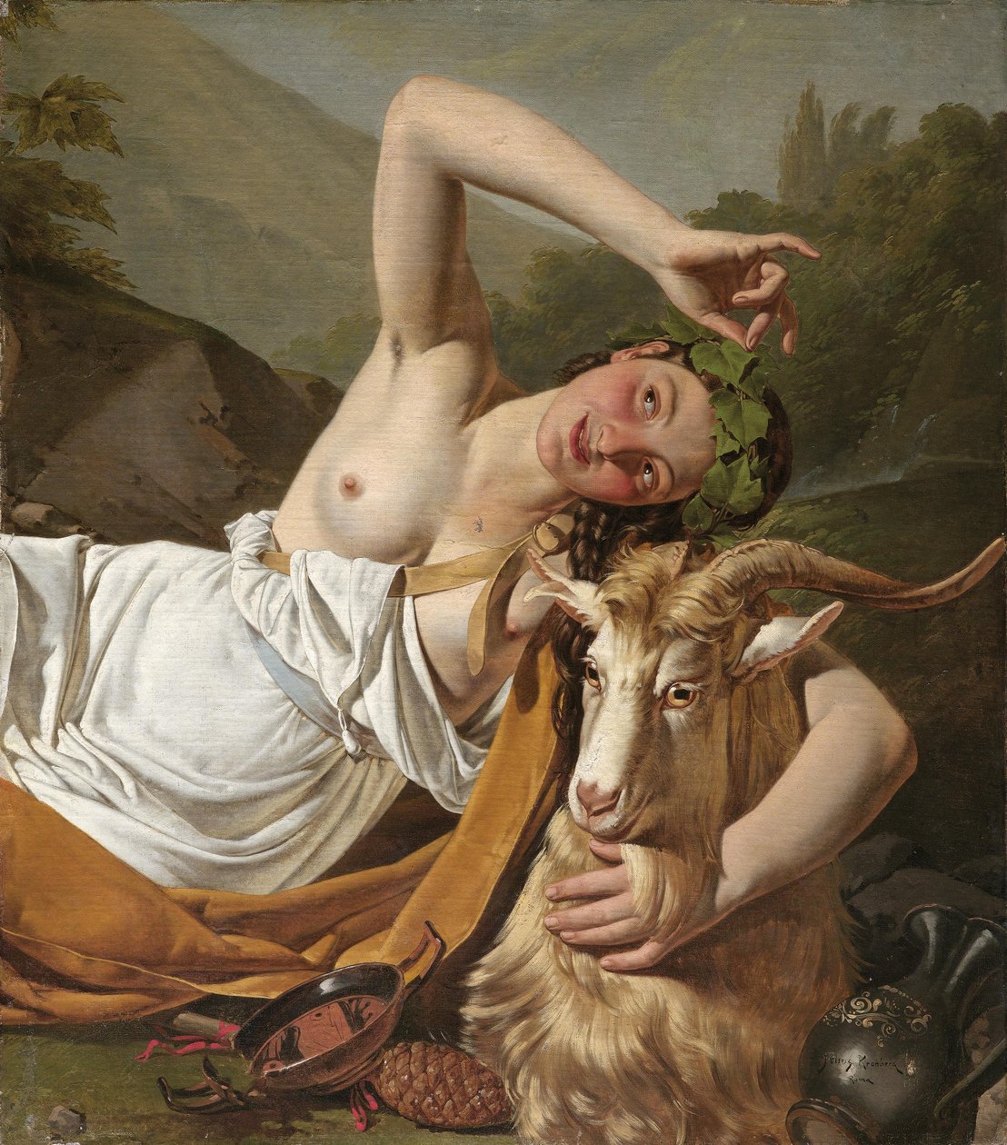 Bacchanal af Julius Kronberg