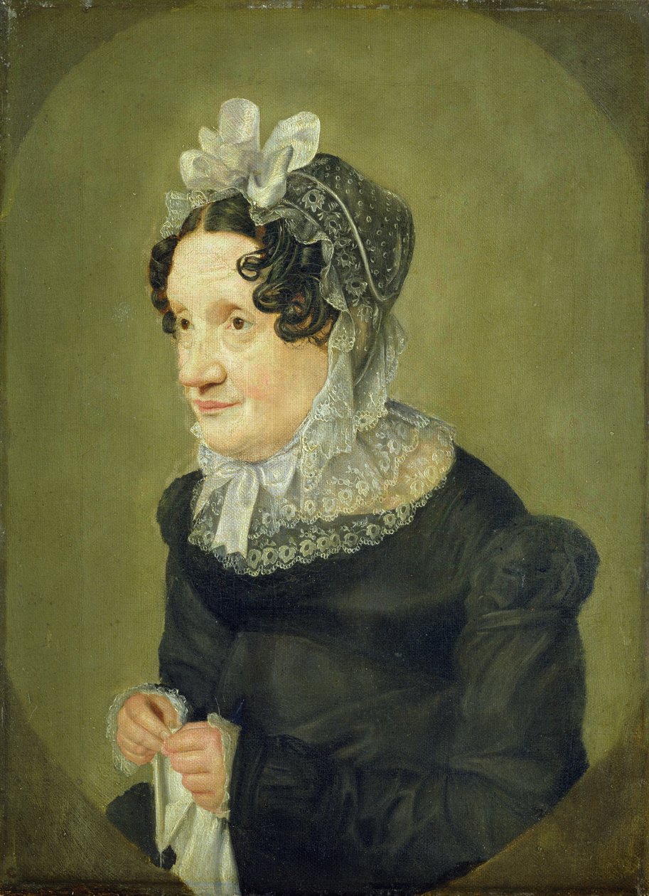 Katharina Oldach, kunstnerens tante, 1824 af Julius Oldach