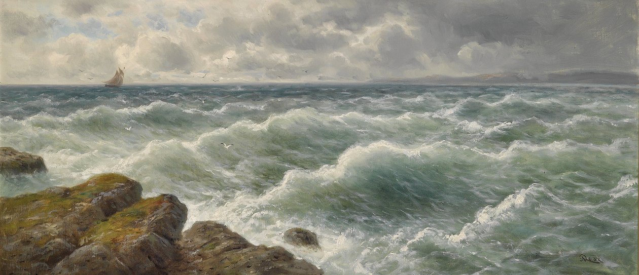 Kystlandskab af Julius Rose
