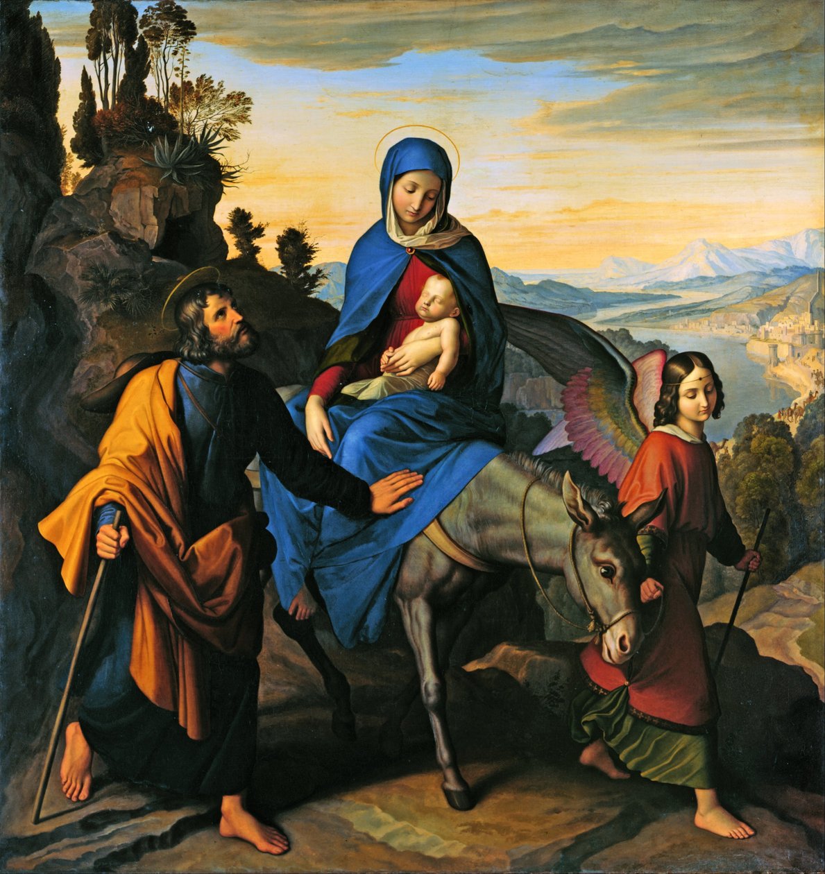 Flyvning til Egypten af Julius Schnorr von Carolsfeld