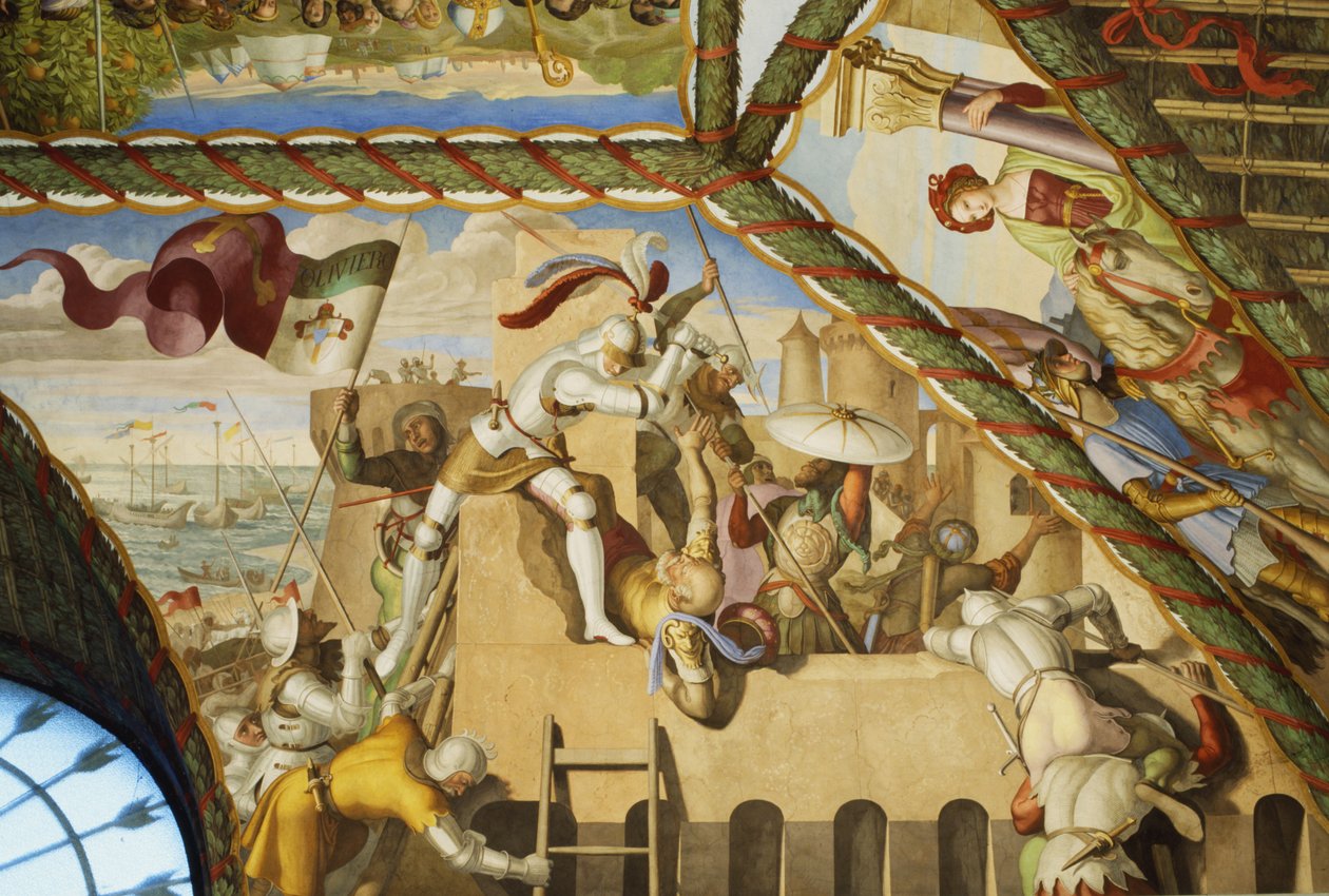 Angrebet af Bizerte af Julius Schnorr von Carolsfeld