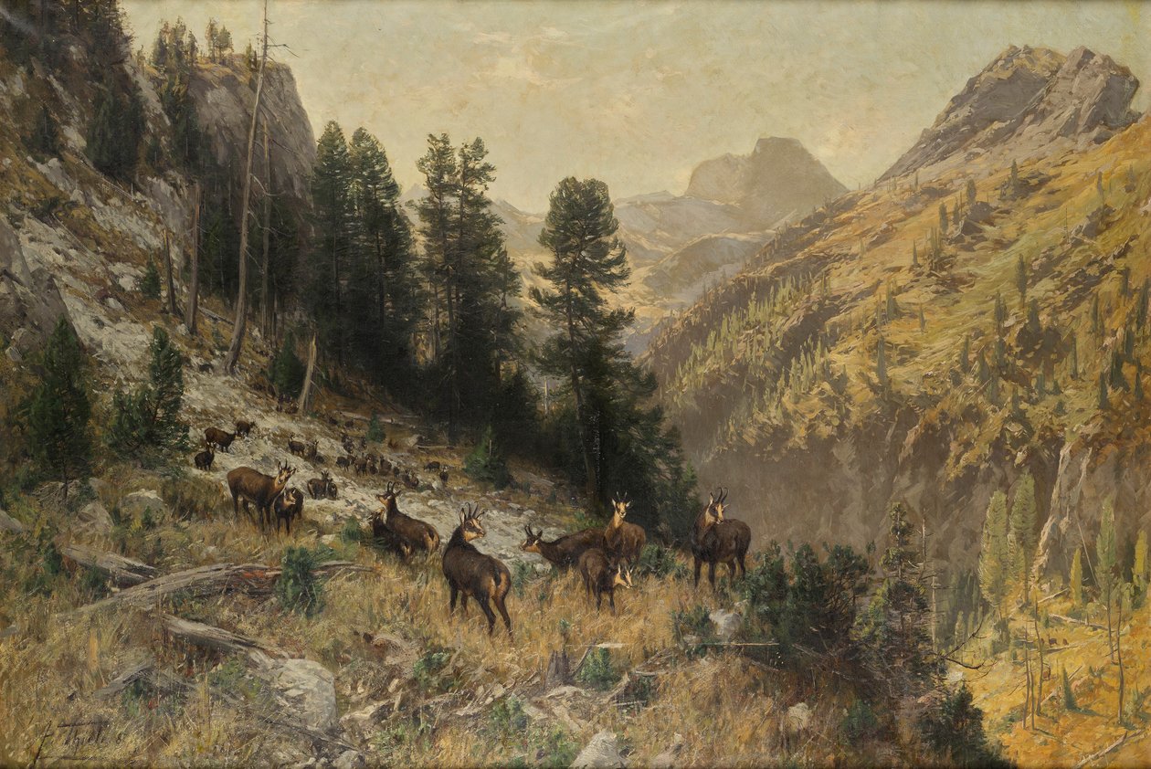 Efterår i de høje bjerge af Julius Arthur Thiele