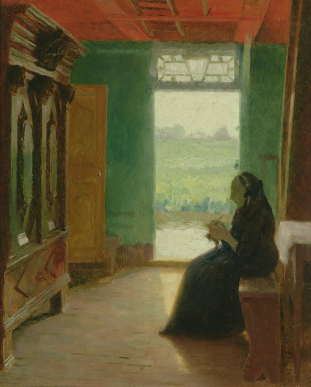 Salen i det gamle land, ca.1900 af Julius August Friedrich Theodor von Ehren