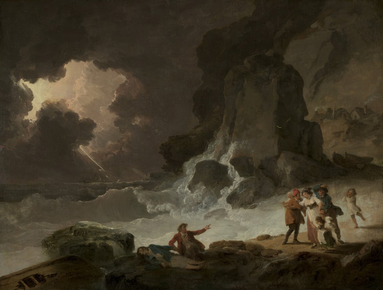 A Storm Behind the Isle of Wight, 1790
