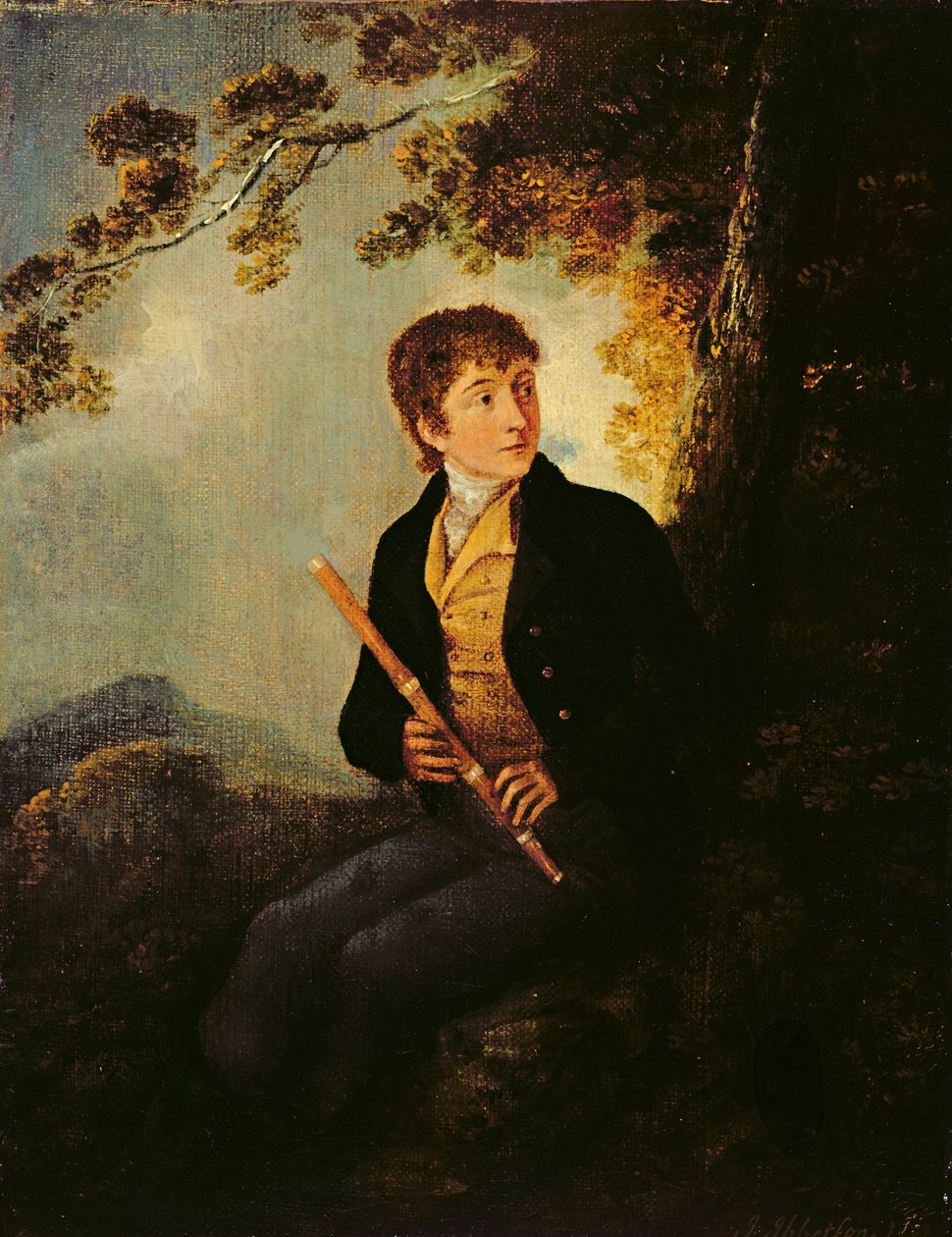 Portræt af kunstnerens søn, J.C. Ibbetson Jnr. af Julius Caesar Ibbetson