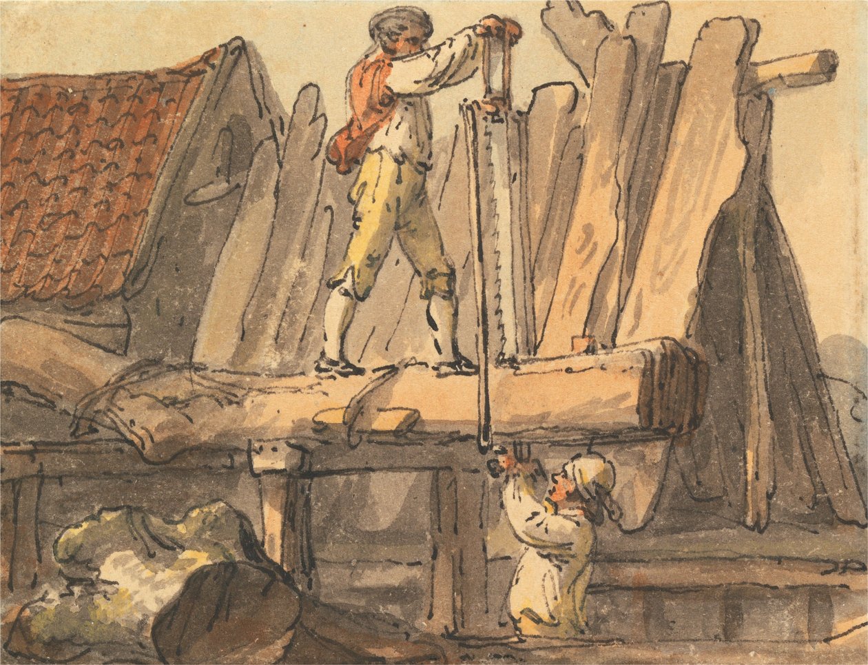 Savet til planker af Julius Caesar Ibbetson