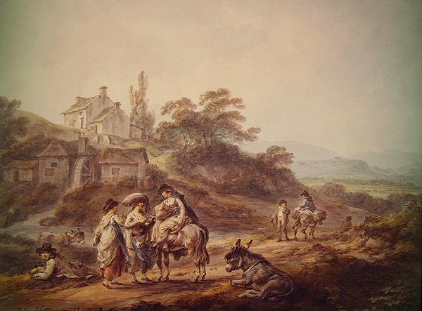 Vandmøllen af Julius Caesar Ibbetson