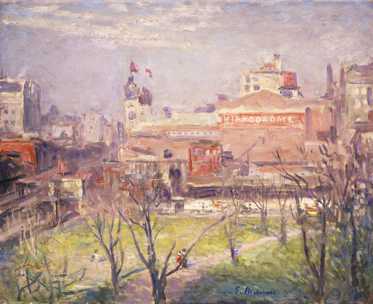 Hippodrome af Julius Gari Melchers