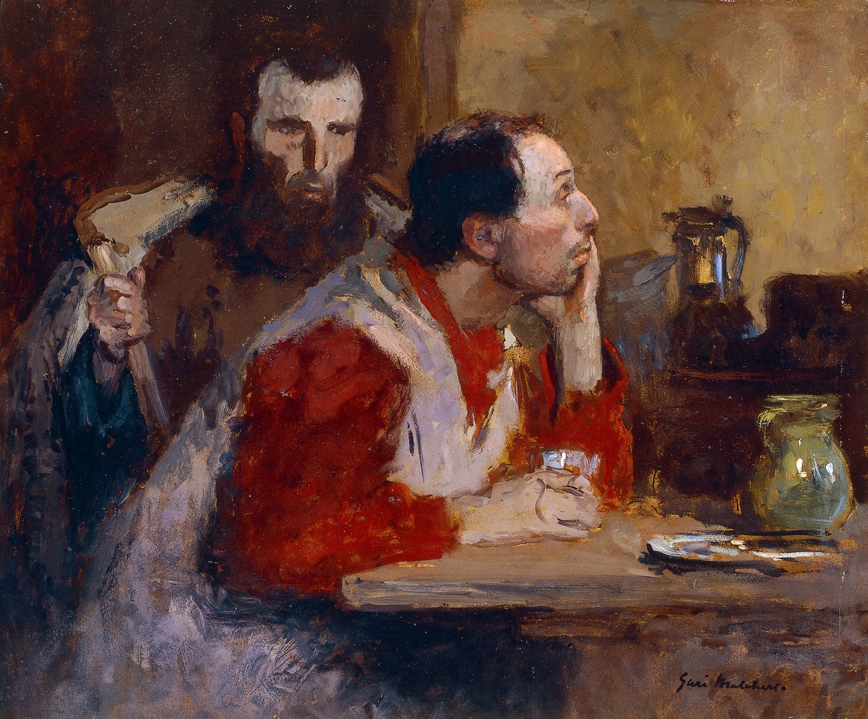I et værtshus af Julius Gari Melchers