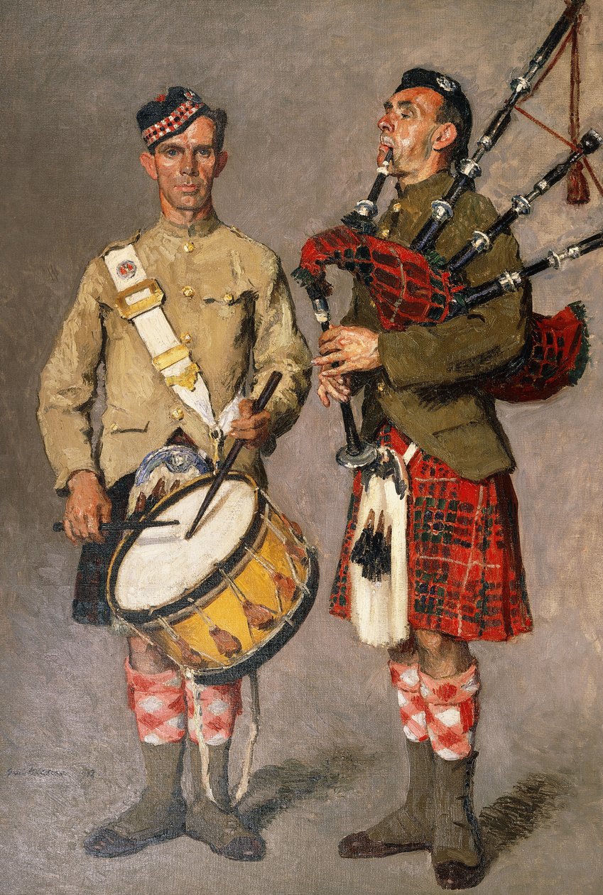 MacPherson og MacDonald af Julius Gari Melchers