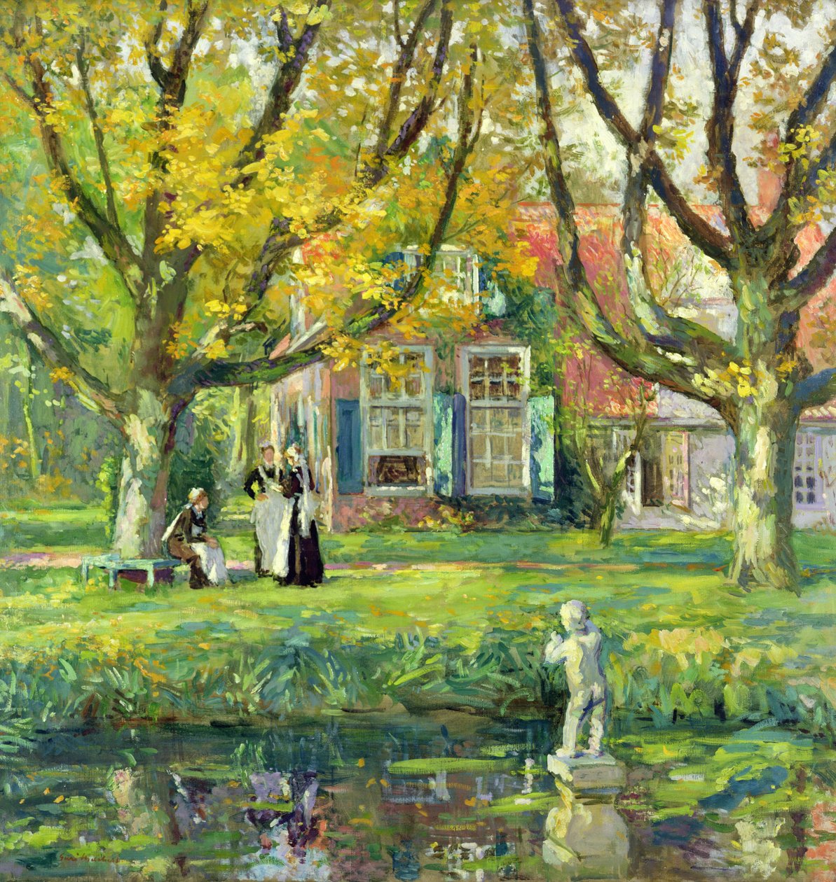 My Garden (olie på lærred) af Julius Gari Melchers