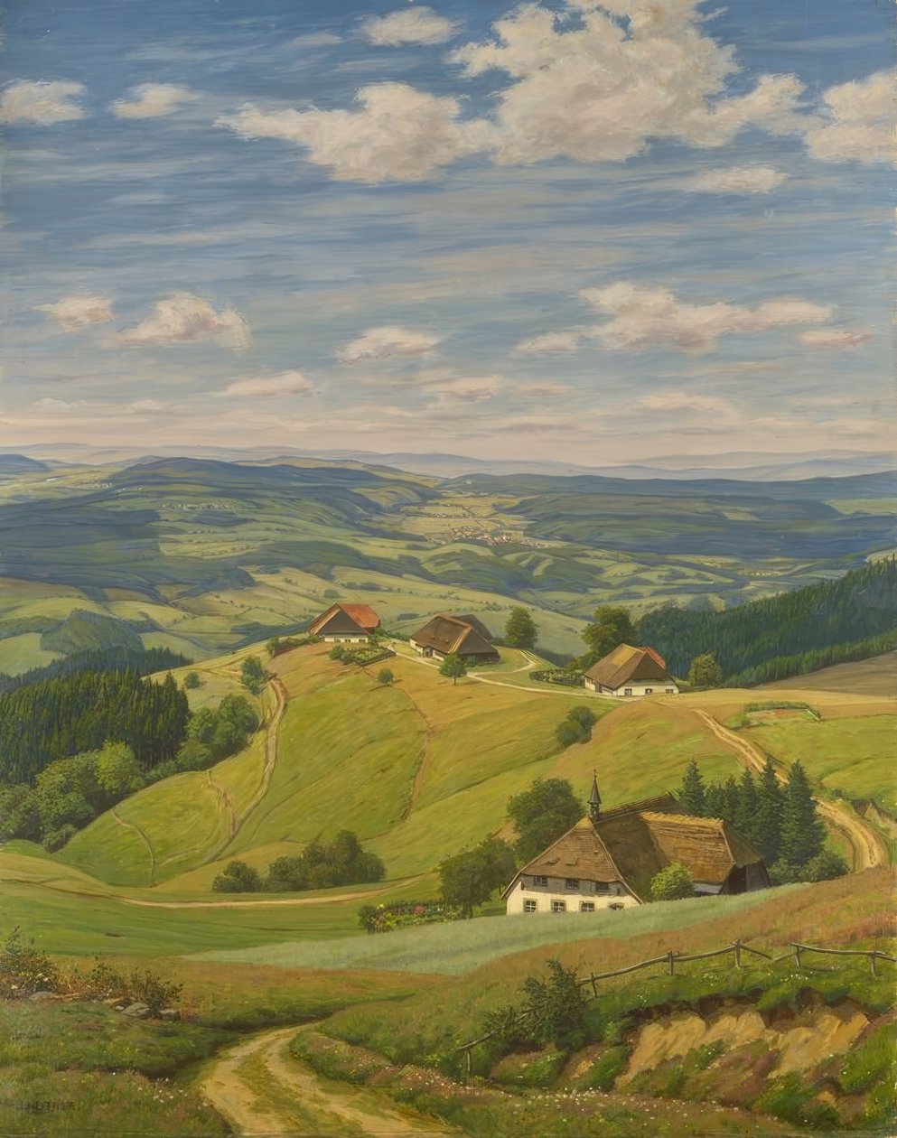 Der Hornberg af Julius Heffner